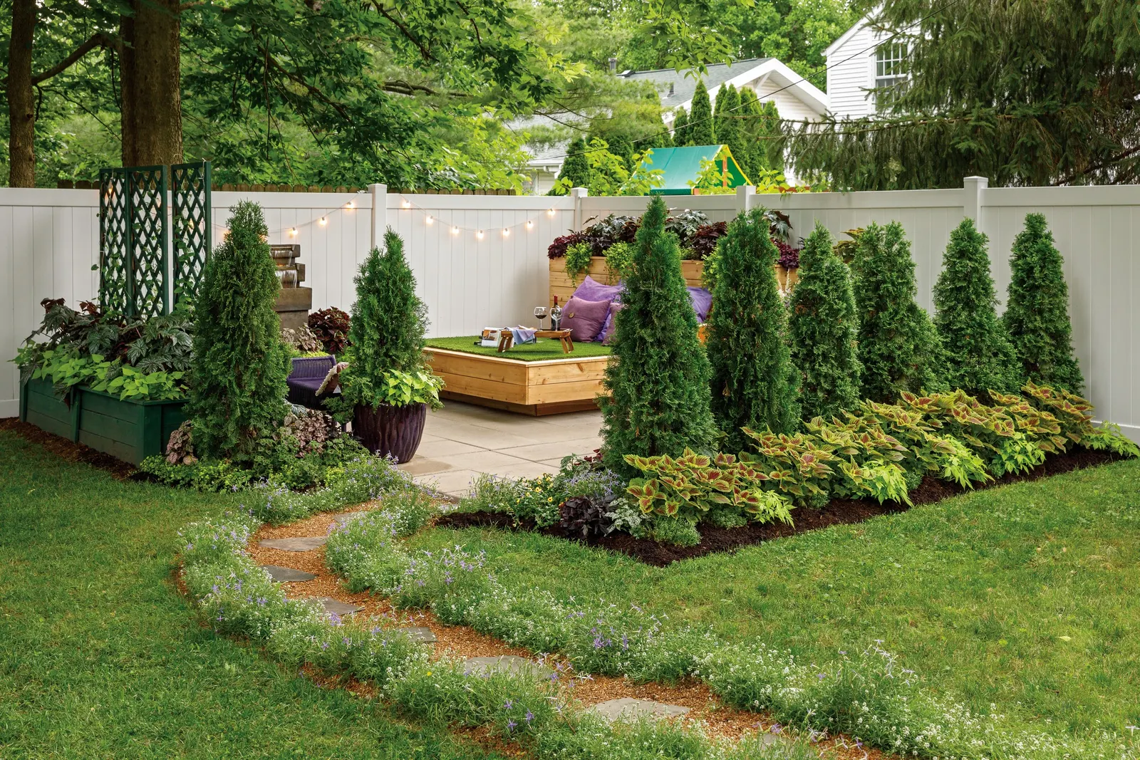 Raven™ II Ornamental Sweet Potato Vine (Ipomoea batatas) — making it an excellent choice for summer displays that need reliable foliage through the warmest