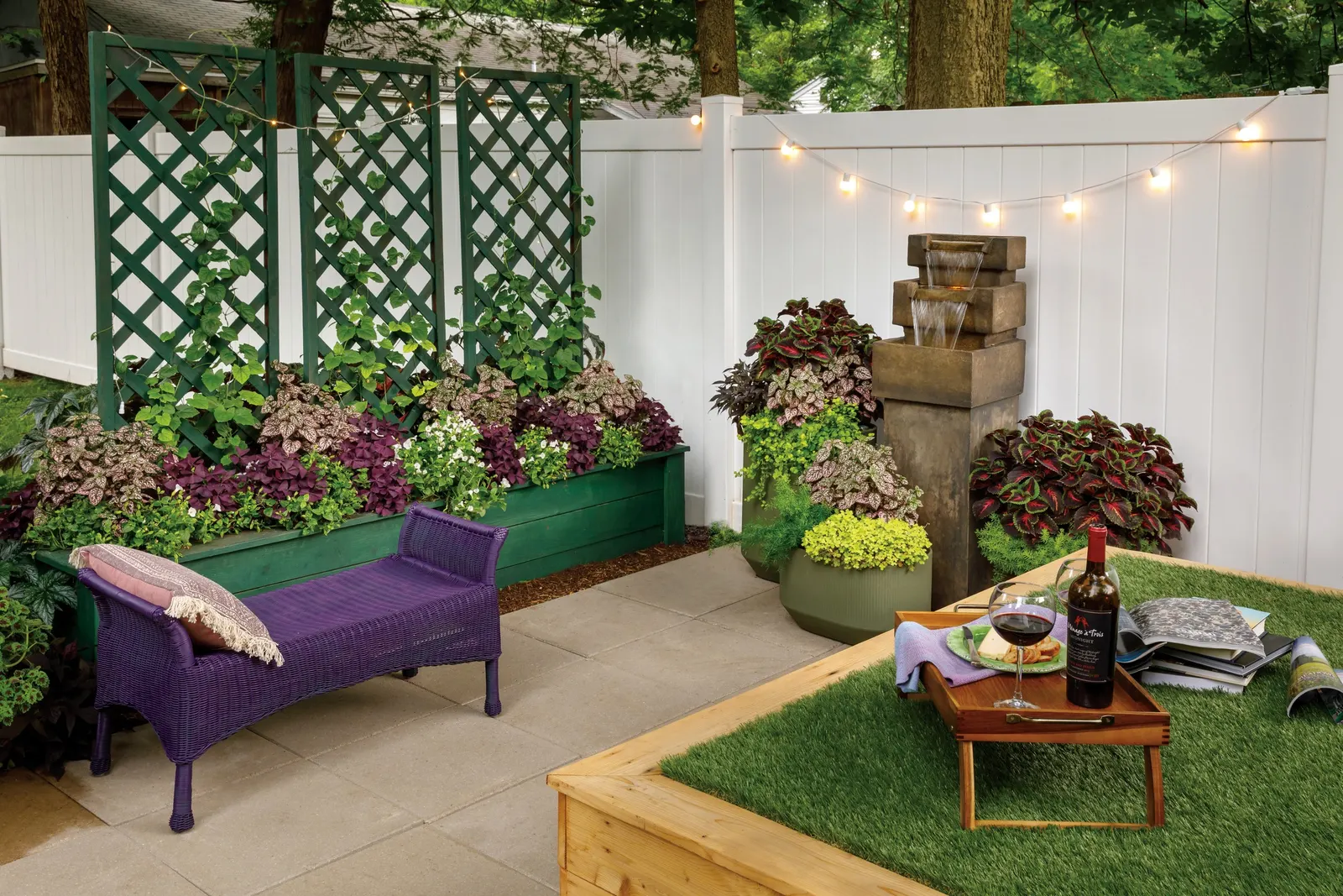 Gilded Grape™ Wishbone Flower (Torenia) — yellow flowers in the garden; heat and shade tolerant annual flowers, image 18