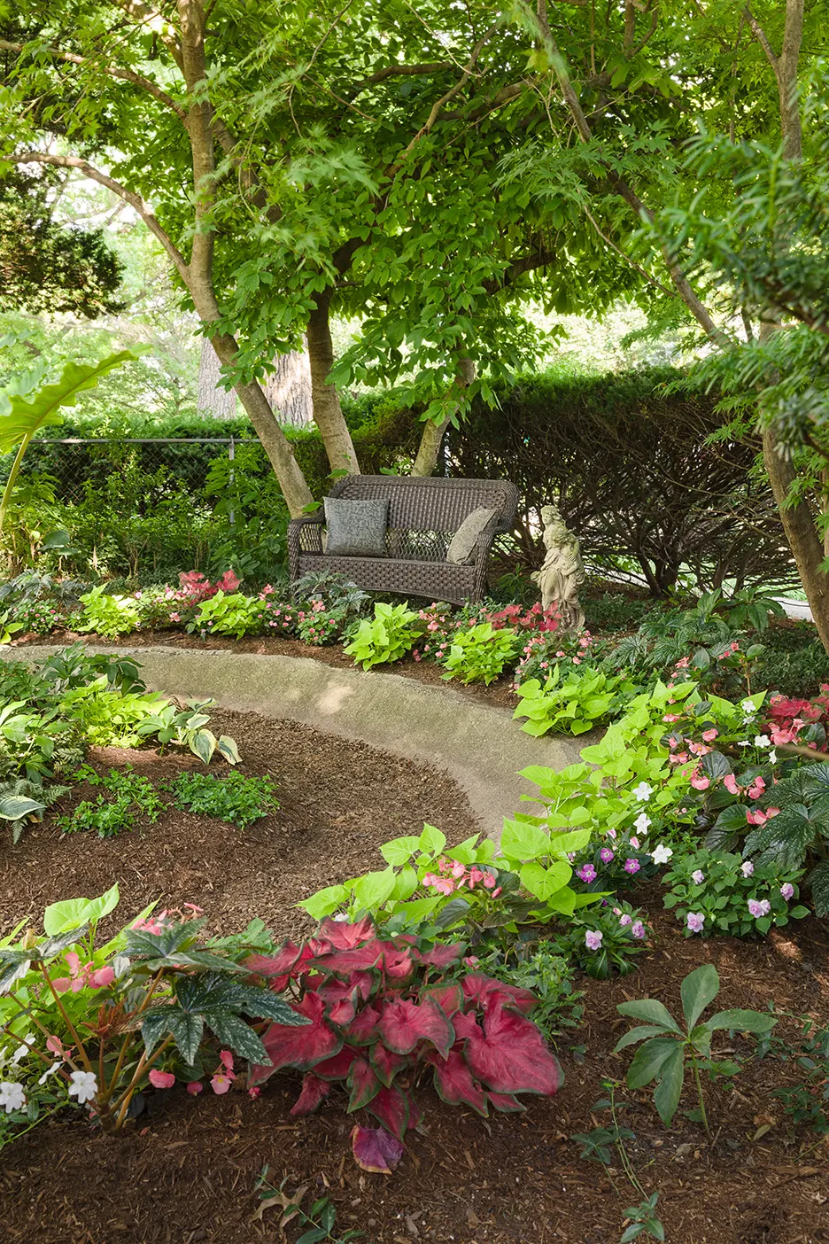 Coral Reef Double Impatiens (Impatiens walleriana) — If the se shade-loving annual flowers get too tall; it blooms from spring to frost., image 48