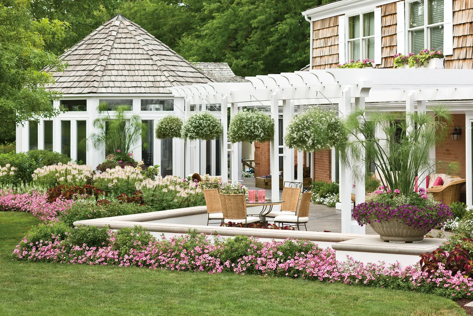 Plum II Calibrachoa — bringing a sophisticated note to container combinations and pairing beautifully with silver foliage