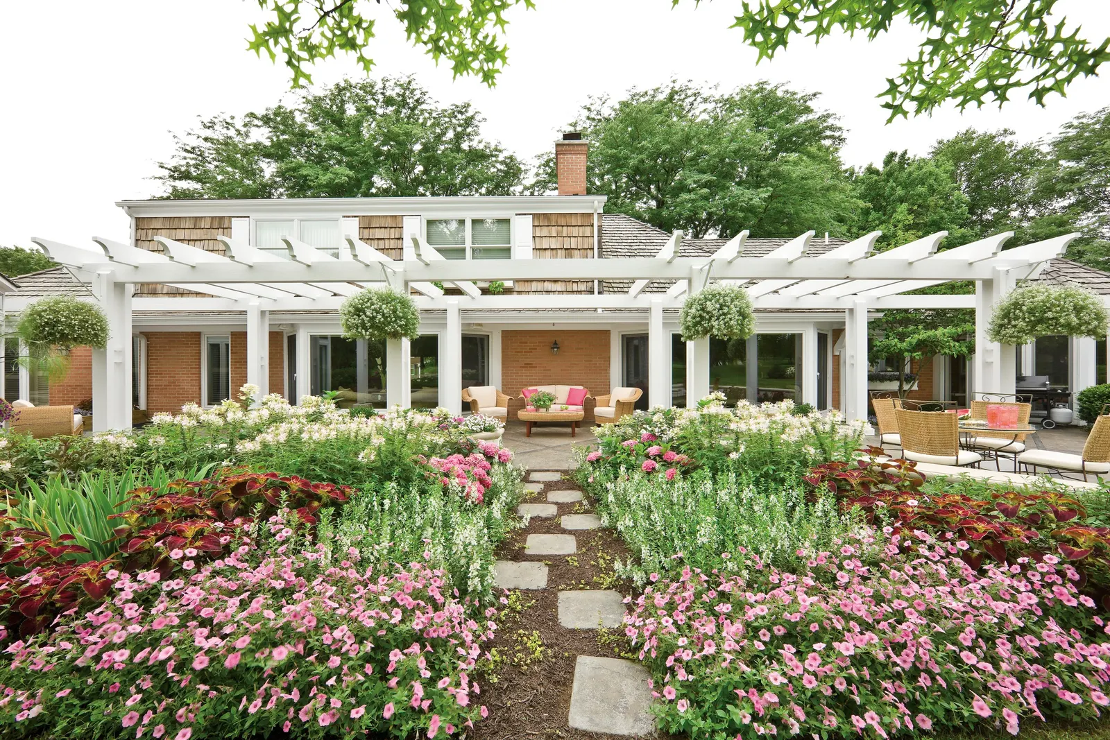 Let's Dance Big Band® Reblooming hydrangea (Hydrangea macrophylla) — making it especially useful where a full hydrangea effect is desired without overwhelming