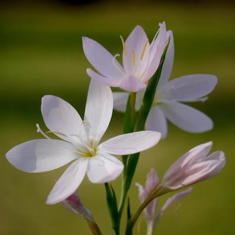 Scarlet River Lily (Schizostylis Coccinea) — preferring full sun to partial shade exposure