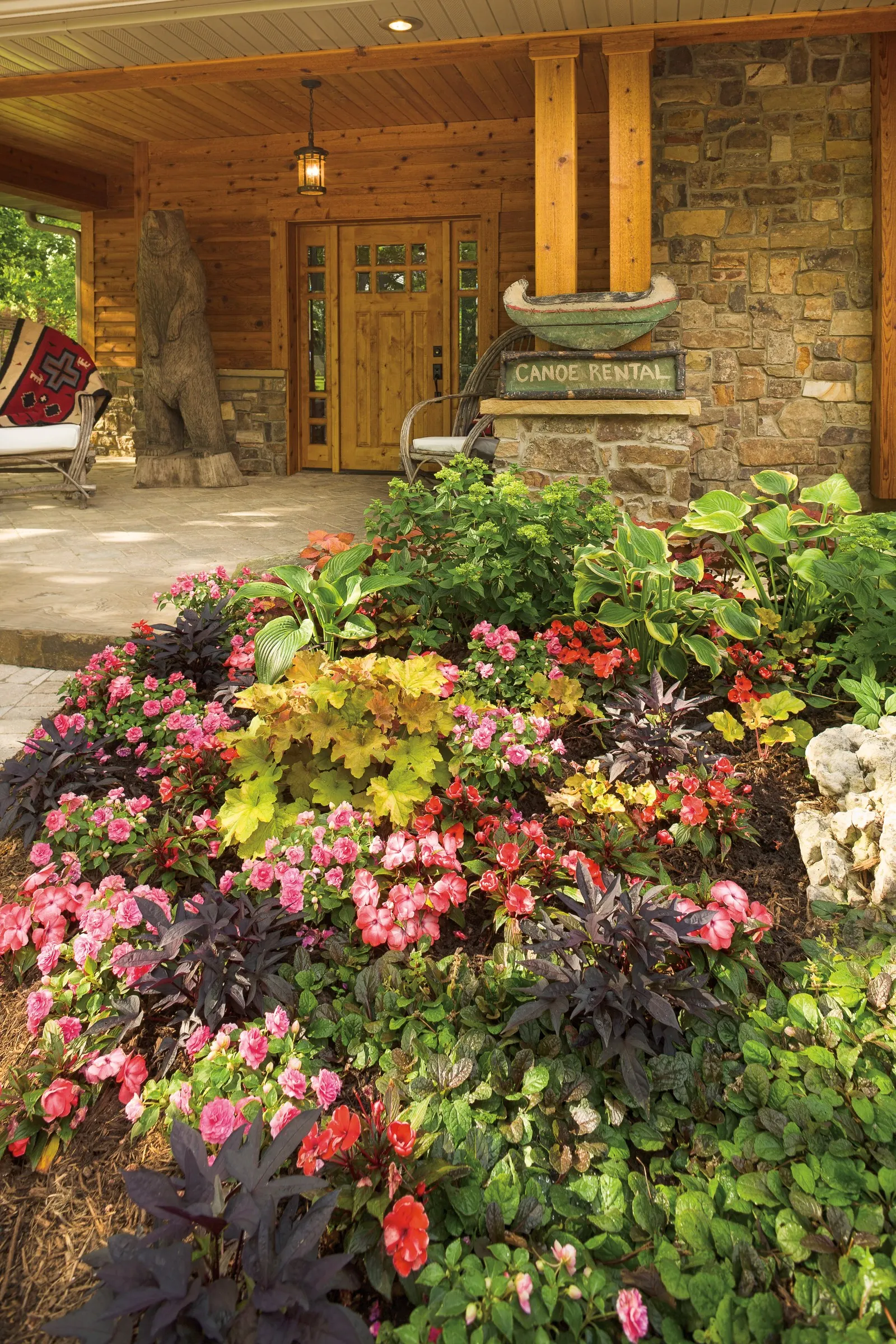 Pink Begonia (Begonia semperflorens) — forming tidy mounds that fill in quickly when spaced 6 to 12 inches apart