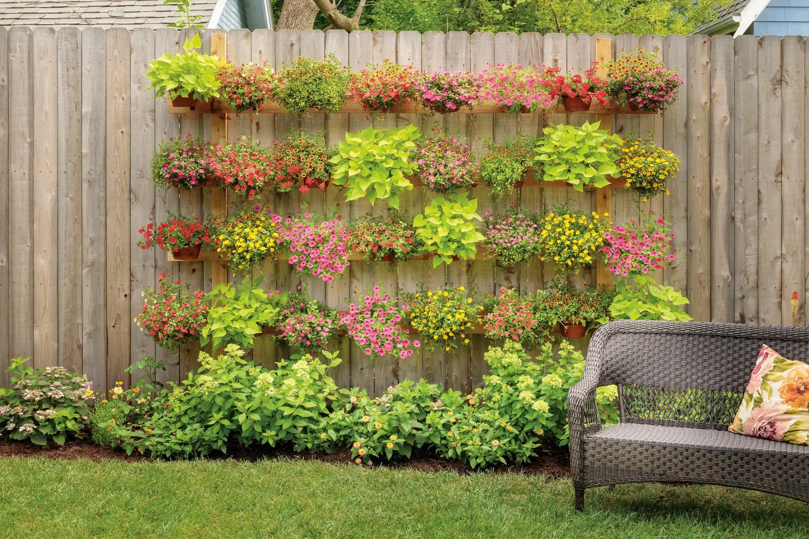 Double Chiffon Double Calibrachoa — Plant in part sun to sun with well-drained soil, average water, and regular feeding for best bloom