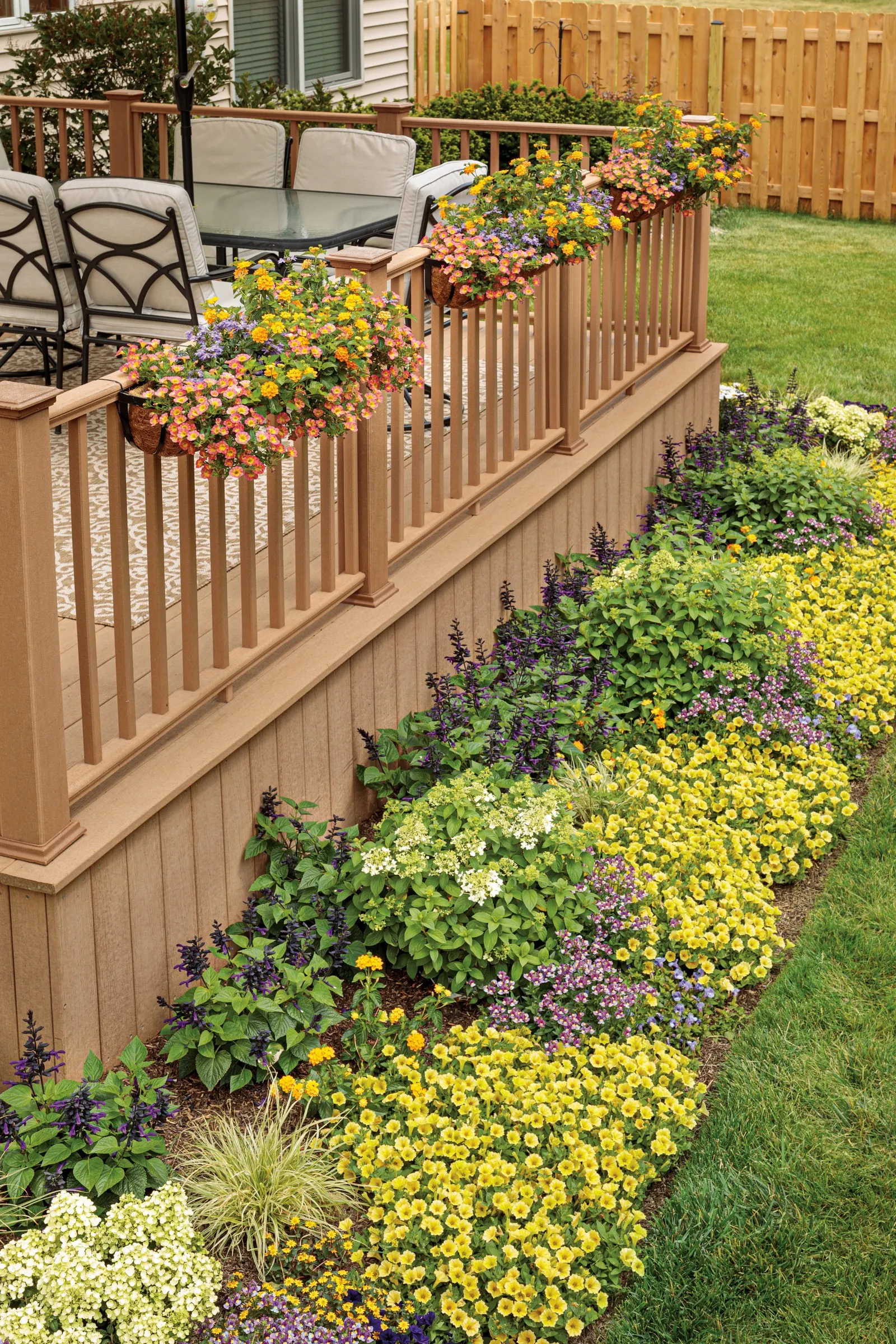 Yellow Petunia — You may repeat the trim as needed through the season